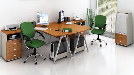 Комплект мебели для офиса Гамма - вид 1
