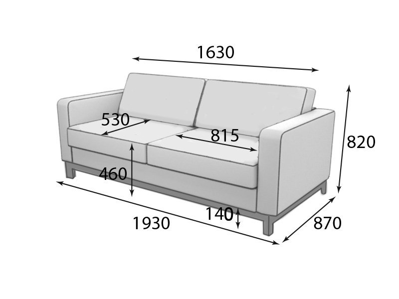 Диван для офиса Бентли Ben3M Диван трехместный (Экокожа Oregon)