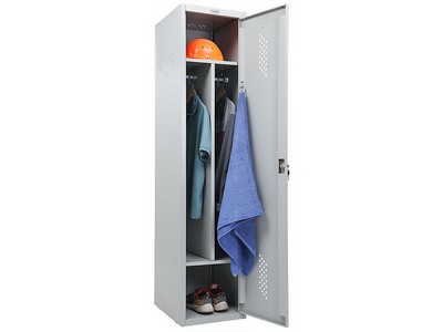 Металлический шкаф для одежды Практик LS 11-40D - вид 1
